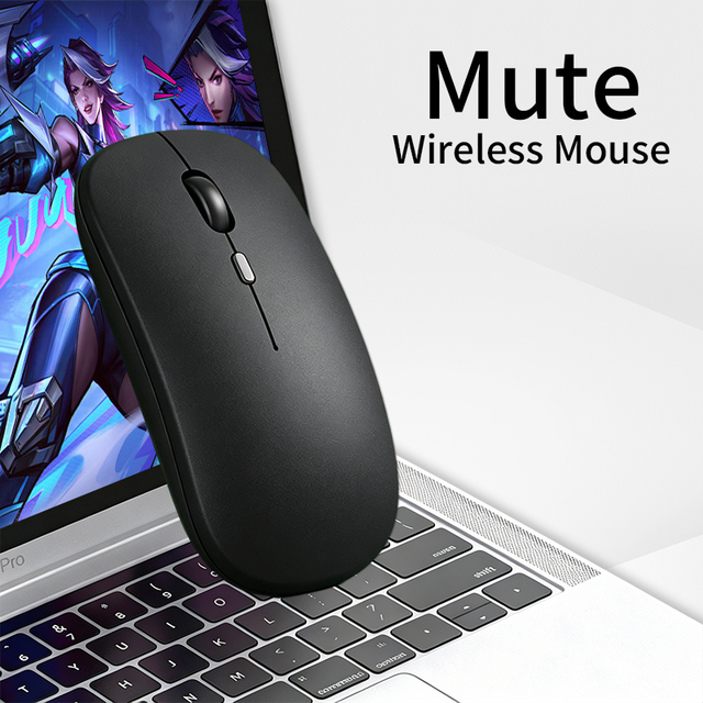 For Optical 4-button Dual Battery Mute Office Use Mobile Phone Tablet Laptop Mini Wireless Mouse