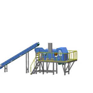 Scrap Recycling Equipment Mixed Metal Solid Waste Recycling Aluminum Eddy Current Magnetic Separator Machine