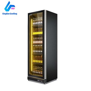 Tốt nhất duy nhất cửa thương mại kính hiển thị <span class=keywords><strong>Showcase</strong></span> uống làm mát thẳng đứng tủ lạnh để bán - Product Image 5