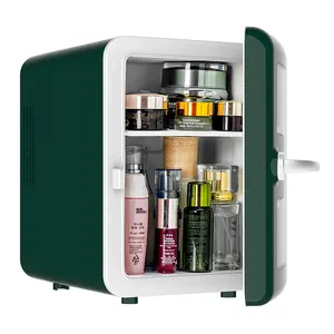 Mini refrigerador portátil de geladeira de 4 l/6 litros, aquecedor para skincare, geladeira de beleza eco-amigável para alimentos, cosméticos, leite materno