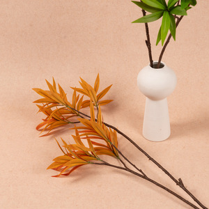 Flores Artificiales de Bambú de Estilo Nórdico, Plantas de Seda Hechas en China, Decoración para Sala de Estar y Balcón, Florales Artificiales de Pie - Product Image 2
