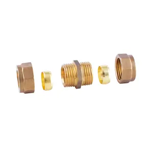 Aero HT — tuyau de compression en laiton, raccords en cuivre pour tuyaux en cuivre, Double connecteur de 15mm, 200 à 6154