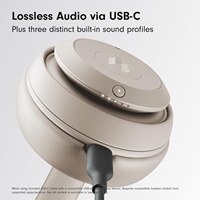 Headphone Over-Ear Kualitas Studio dengan Daya Tahan Hingga 45 Jam, 5.1 Active Noise Cancelling, Layar Digital, Tahan Air IPX untuk Audiophiles