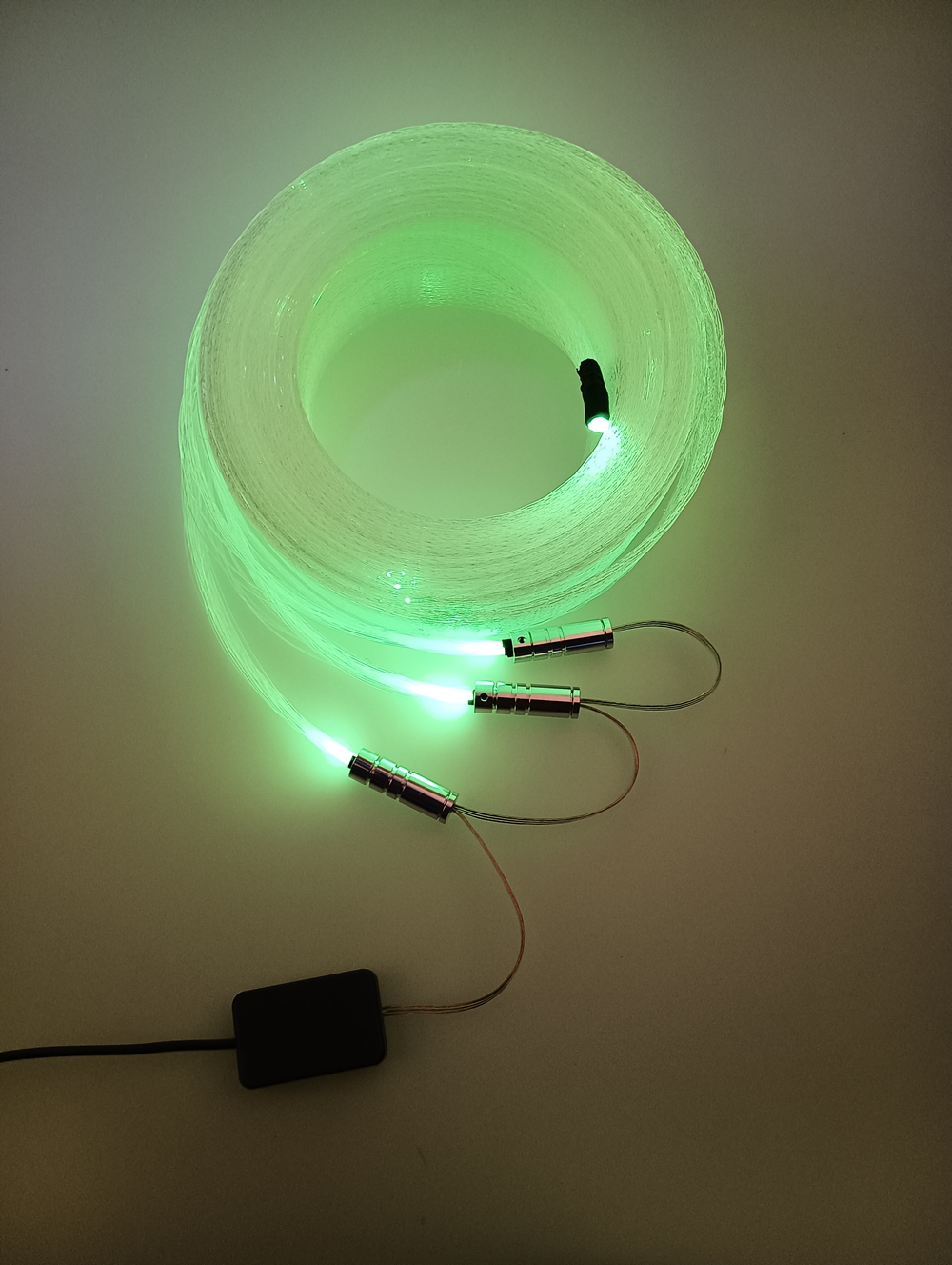 Kepuai IP65 Waterproof Warm White LED Fiber Optic Mesh Christmas Tree Lights for Outdoor Holiday Dec