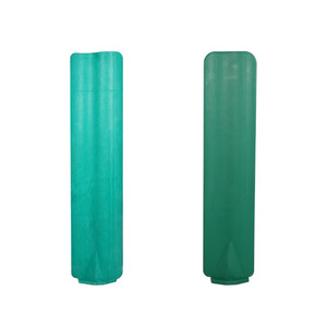 Barrera de Tráfico para Carreteras con Franja Verde de 900 mm, Barandilla de Plástico con Instalación por Perforación y Entierro - Product Image 4