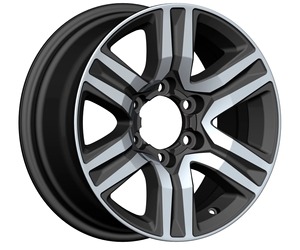 Rin de Aleación de Aluminio Todoterreno de 17 Pulgadas 17x7.5, 6x139.7 PCD, Acabado Negro Mate para Camionetas 4x4 y SUV - Product Image 2