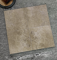 Carrelage en porcelaine gris rustique 400x400mm pour salle de bain, cuisine, balcon, carrelage de sol antidérapant