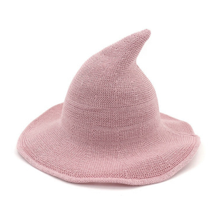 Sombrero de Pescador Plegable de Ala Ancha con Punta Puntiaguda para Mujer y Niña, Estilo Bruja/<span class=keywords><strong>Mago</strong></span>, Tejido de Lana y Acrílico - Product Image 6