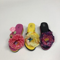 Chaussures plates ouvertes pour femmes, légères, thermiques, tendance, antidérapantes, respirantes, en tissu, pour l'intérieur, automne-été