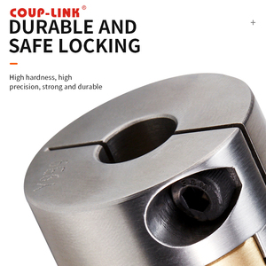 Giunto Oldham di Precisione in Acciaio Inossidabile, Tipo a Morsetto, Foro 10mm, 100Nm, Affidabile per Motori Servo e Apparecchiature Automatiche - Product Image 3