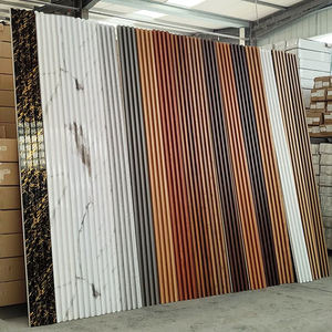 Multiple Style Panel De Pared WPC Wall Panel Board Indoor PVC Wood Plastic Composite Interior WPC Fluted Wall Panel Cladding - Product Image 1