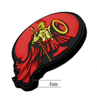 Patch 3d en caoutchouc PVC faisant la machine patchs indiens de moto personnalisés