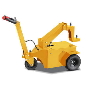 Carro de Arrastre Eléctrico de Acero Amarillo con Diseño de Dos Ruedas para Uso Industrial, Estructura Cerrada con Recubrimiento en Polvo Resistente - Product Image 1