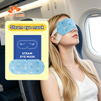 Masque oculaire jetable à la vapeur, fabrication directe usine, parfum personnalisé, emballage avec logo, tissu non tissé, soulage la fatigue oculaire, certifié ISO/CE