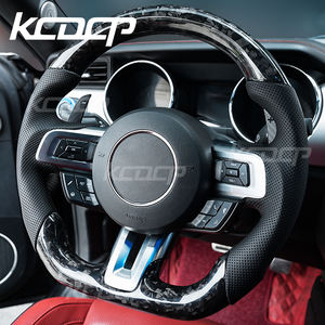 Accessoires d'intérieur de voiture volant en fibre de carbone palette de changement de vitesse magnétique pour <span class=keywords><strong>ford</strong></span> 2015-2023 Mustang - Product Image 6