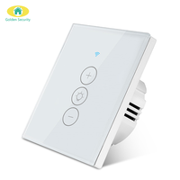 2025 Tuya Smart Home 10A Max. Interrupteur mural intelligent Wi-Fi Zigbee 1/2/3/4 gangs en verre trempé pour chauffe-eau, compatible Smart Life