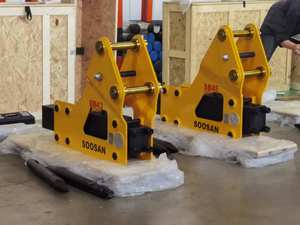 Martillo hidráulico Soosan SB45 adecuado para excavadora de 7-14 toneladas - Product Image 2