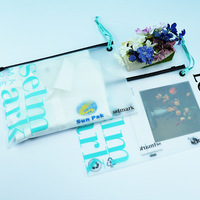 Sacs à fermeture éclair en plastique givré CPE recyclé certifié GRS, écologiques, personnalisés avec logo pour vêtements, t-shirts, robes