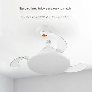 E27 Full Spectrum LED <b>Ceiling</b> Fan with <b>Light</b> & <b>Remote</b>, Retractable Blades, Motor, Memory Function, for Bedroom, Living & Dini - Product Image 5