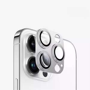Film de protection intégré en métal pour objectif d'appareil photo arrière, compatible avec iPhone 17 Pro Max/16 - Product Image 2