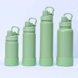 Botella <span class=keywords><strong>de</strong></span> <span class=keywords><strong>Agua</strong></span> Térmica <span class=keywords><strong>de</strong></span> Acero Inoxidable a Prueba <span class=keywords><strong>de</strong></span> Fugas, Libre <span class=keywords><strong>de</strong></span> BPA, <span class=keywords><strong>de</strong></span> 350 ml, 600 ml, 800 ml, 1000 ml, con Funda <span class=keywords><strong>de</strong></span> Silicona y Tapa 2 en 1 - Product Image 4