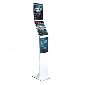 <span class=keywords><strong>Plaque</strong></span> d'affichage de <span class=keywords><strong>voiture</strong></span> de haute qualité Prime 4 s Shop A4 s Show Table Price Card A3 Date List Outdoor Acrylic Sign Stand - Product Image 2