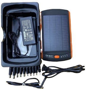 2025 công suất cao 23000mAh năng lượng mặt trời sạc Li-polymer pin ngân hàng điện cho máy tính xách tay điện thoại di động <span class=keywords><strong>iPad</strong></span> năng lượng mặt trời Pin dự phòng - Product Image 1