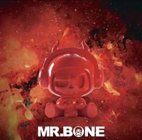 Oferta Especial Mr.Bone Babybone Figura de PVC en Posición Sentada, Caja Sorpresa, Mini Figura Decorativa de Escritorio, Juguete de Regalo Sorpresa