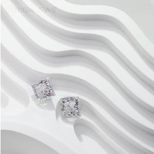 GIGAJEWE Princess Cut Moissanite Piedras sueltas 0,6-2.5Ct DEF Color Lab Grown Piedras preciosas para joyería Anillos de compromiso Collares - Product Image 3