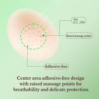 Couvre-mamelons en silicone de qualité médicale, auto-adhésifs, invisibles, sans couture, sans bretelles, respirants, réutilisables, avec trous, pétales pour les seins