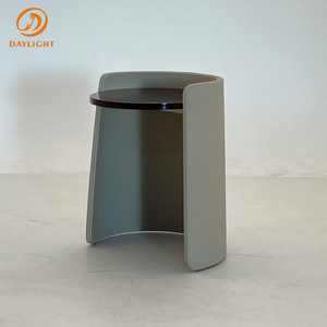 <span class=keywords><strong>Mesas</strong></span> Auxiliares de Diseño Italiano para Sala de Estar, Mesa de <span class=keywords><strong>Centro</strong></span> Redonda de Madera Marrón Moderna - Product Image 4