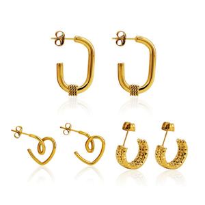 Fabricant de Boucles d'Oreilles Clous en Acier Inoxydable, Boucles d'Oreilles Classiques, Boucles d'Oreilles Créoles Tendance, Bijoux pour Femmes - Product Image 1