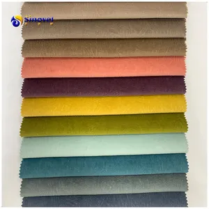 100% Polyester super soft micro velvet fabric embossed pattern plush velour fabric for sofa