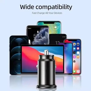 เครื่องชาร์จในรถขนาดเล็ก20W USB-C PD ชาร์จเร็ว5V/3A เอาต์พุตโทรศัพท์มือถือหูฟังกล้องสมาร์ทวอชที่จุดบุหรี่อะแดปเตอร์ - Product Image 2