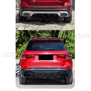 Difusor de Parachoques Trasero para Coche, Alerón, Divisor, Modificación de Salida de Escape Trasera para Mercedes Benz GLB X247 2020+, Accesorio para Coche - Product Image 6