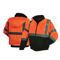 Haute visibilité personnalisé hiver imperméable travailleur vêtements de sécurité manteau hommes Construction vêtements de travail réfléchissant sécurité veste de travail