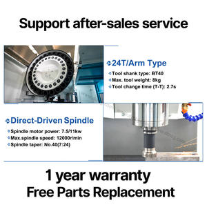 <span class=keywords><strong>GT</strong></span> DMTG VMC850 Fraiseuse CNC 3 axes Fraiseuse CNC métal Fraiseuse CNC Fresadora Vmc850 - Product Image 3
