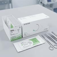 Fil de Suture Chirurgical en Gros, PGA, Polyglactine 910, Nylon, Soie, Résorbable, PGLA, Polypropylène 2/0, 6/0, 7/0, 8/0, 10/0