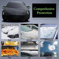 Housses de voiture sur mesure pour Toyota Corolla/Civic, imperméables, toutes saisons, protection complète extérieure contre la pluie, le soleil et la grêle, avec fermeture éclair sur la porte