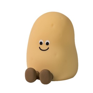 <span class=keywords><strong>Veilleuse</strong></span> pour enfants en silicone en forme de mini-pomme de terre personnalisable, 7 couleurs LED blanc chaud, avec fonction de minuterie, batterie rechargeable - Product Image 6