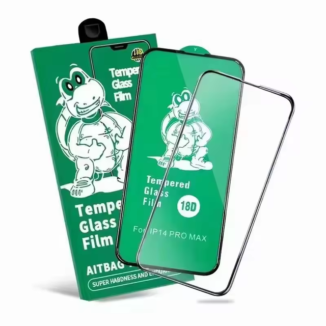 Factory 18D Bumper Tempered Glass airbag Screen Protector for Hot 8 9
