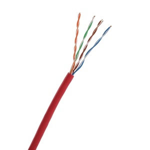 <span class=keywords><strong>สาย</strong></span> Cat5e 1000ft เครือข่าย <span class=keywords><strong>LAN</strong></span> Patch <span class=keywords><strong>สาย</strong></span>อินเทอร์เน็ต UTP 24AWG CCA PVC สีแดง - Product Image 5