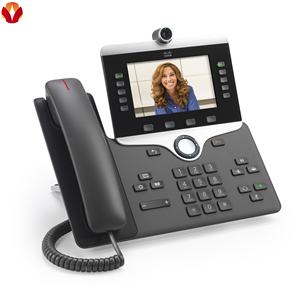 7 इंच टच स्क्रीन के साथ वीडियो फोन 8875 कार्बन ब्लैक कलर फोन CP-8875-K9 - Product Image 2