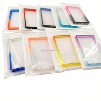 Étui transparent pour cartes de crédit en TPU minimaliste arc-en-ciel avec protection RFID, compatible avec les slabs de cartes gradées P/S/A/BGS/SGC, ajustement universel et design tendance