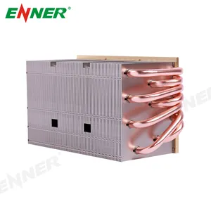 High Power Copper Heat Pipes with Pin Fin Heatsink Copper Cold Plate Heatpipe