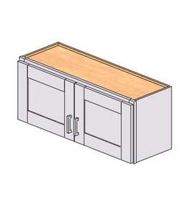 Mobile da Cucina Bianco Stile Shaker Sunique Sydney 36x15 in MDF, Design Moderno - Product Image 1