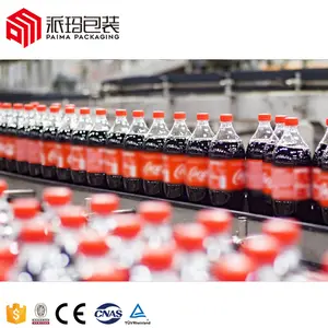 Línea de producción de bebidas con ahorro de energía, juego completo, mesa de marca superior, máquina de llenado de bebidas carbonizadas, Cola