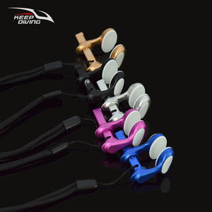 KEEP DIVING NC 524 Freediving Aluminum Alloy Nose Silicone Anti-Slip Figure <b>Swimming</b> <b>Ear</b> Pressure Balance Training Equipment - Product Image 2