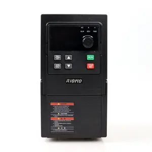 RIQNO inverter tenaga surya vfd fase tunggal, inverter frekuensi tampilan ganda ac motor drive vfd