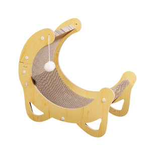 Árbol para Gatos Antideslizante y Resistente con Bolas Colgantes de Cartón Corrugado y Cama para Gatos - Para Todas las Estaciones - Product Image 6